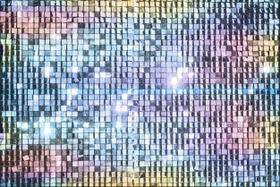 Painel de Tecido Sublimado Shimmer Wall Holográfico Multicolorido Glitter Brilho