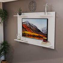 Painel de TV até 50 Pol Amanda Minimalista c/ Prateleira MDF