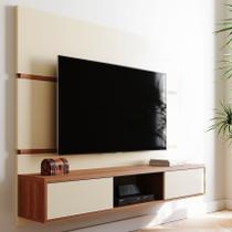 Painel de TV Até 65 Pol. Luna Babus - Off White / Cinamomo Painel de TV Até 65 Pol. Luna Babus - Off White / Cinamomo