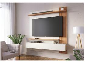 Painel de TV até 65 Polegadas Juriti Off White e Freijó