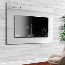 Painel De Tv Para Quarto Prism Branco Acetinado Patrimar