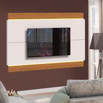 Painel De Tv Para Sala Até 60 Polegadas Com Led Off White Freijó Classic Imcal