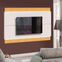 Painel De Tv Para Sala Até 60 Polegadas Com Led Off White Nature Classic Imcal