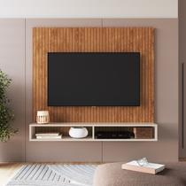 Painel De Tv Suspnso Ripado Para Tv de Até 45 Polegadas Com Nicho