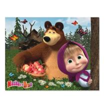 Painel Decoração de Festa Aniversário TNT Masha e o Urso 1,40 M Painel Decoração de Festa Aniversário TNT Masha e o Urso 1,40 M
