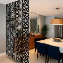 Painel decoração divisória KIT 48 de ambiente sala lavanderia em MDF premium kit