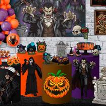 Painel Decoração Halloween Festa Horripilante - Abobora 32cm Painel Decoração Halloween Festa Horripilante - Abobora 32cm