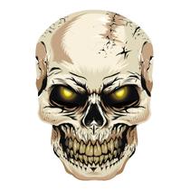 Painel Decoração Halloween Quadro Caveira Horripilante 47cm Painel Decoração Halloween Quadro Caveira Horripilante 47cm