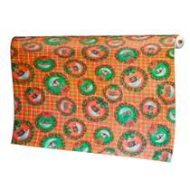 Painel Decoração Natal Xadrez com Guirlandas TNT Festa 1,40m Painel Decoração Natal Xadrez com Guirlandas TNT Festa 1,40m