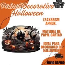 Painel Decorativo 4 Partes Halloween 01 Unidade Decoraçao