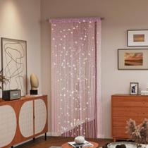 Painel decorativo Curtain Ave Split Tassel String 100x200cm rosa Painel decorativo Curtain Ave Split Tassel String 100x200cm rosa