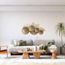 Painel Decorativo de Parede Cestaria Artesanal Guarani Casa de Praia Sala Quarto Varanda Painel Decorativo de Parede Cestaria Artesanal Guarani Casa de Praia Sala Quarto Varanda