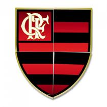 Painel Decorativo do Flamengo Banner/Pôster Escudo Oficial 90cm x 128cm Com 4 Lâminas