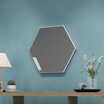 Painel Decorativo Espelhado Hexagonal de 52cm - Dalla Costa