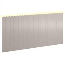 Painel Decorativo Farm 225x109x37 cm Cinza com Led - Matic