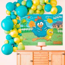 Painel Decorativo festa Galinha Pintadinha decoração TNT Painel Decorativo festa Galinha Pintadinha decoração TNT