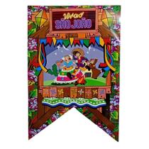 Painel Decorativo Festa Junina Viva o São João 59cm x 40cm