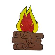 Painel Decorativo - Fogueira - 1 unidade - Rizzo Painel Decorativo - Fogueira - 1 unidade - Rizzo