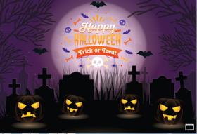 Painel Decorativo Fundo Fotográfico Halloween 1 Un.. Painel Decorativo Fundo Fotográfico Halloween 1 Un..