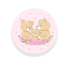 Painel Decorativo Infantil Ursinho Rosa 100% Poliéster