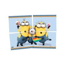 Painel Decorativo - Minions - 4 unidades - FestColor - Rizzo