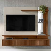 Painel Decorativo Otawa MDP/MDF Porta Ripada TV até 60 Polegadas Freijó/Off White G77 - Gran Belo Painel Decorativo Otawa MDP/MDF Porta Ripada TV até 60 Polegadas Freijó/Off White G77 - Gran Belo