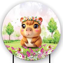 Painel Decorativo para Festa 1,30 metros Vesti Fácil com Elástico Capivara - Fera Print Painel Decorativo para Festa 1,30 metros Vesti Fácil com Elástico Capivara - Fera Print