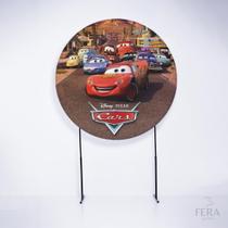 Painel Decorativo para Festa 1,30x1,30 metros Vesti Fácil com Elástico Carros - Fera Print