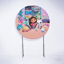 Painel Decorativo para Festa 1,50x1,50 metros Vesti Fácil com Elástico Casa Mágica - Fera Print