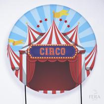 Painel Decorativo para Festa 1,50x1,50 metros Vesti Fácil com Elástico Circo - Fera Print