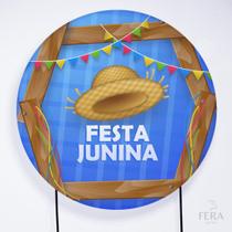 Painel Decorativo para Festa 1,50x1,50 metros Vesti Fácil com Elástico Festa Junina - Fera Print