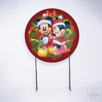 Painel Decorativo para Festa 1,50x1,50 metros Vesti Fácil com Elástico Mickey e Minnie - Fera Print