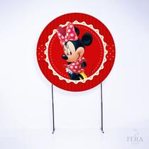 Painel Decorativo para Festa 1,50x1,50 metros Vesti Fácil com Elástico Minnie - Fera Print