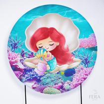 Painel Decorativo para Festa 1,50x1,50 metros Vesti Fácil com Elástico Princesas - Fera Print