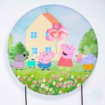 Painel Decorativo para Festa 1,80x1,80 metros Vesti Fácil com Elástico Peppa Pig - Fera Print