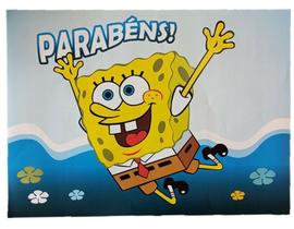 Painel Decorativo Pratica Bob esponja 3un