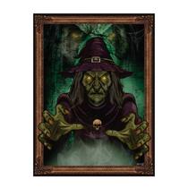 Painel Decorativo Quadro Halloween Bruxa