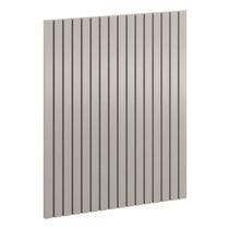 Painel Decorativo Ripado 93x109x49 cm Cinza - Matic