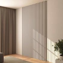 Painel Decorativo Ripado MDF 134cm x 250cm Fendi