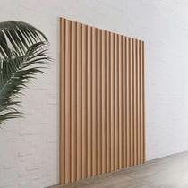 Painel Decorativo Ripado MDF em Barra 134x183cm (2,45m²) PA73 Pradel Móveis
