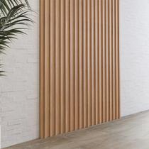 Painel Decorativo Ripado MDF em Barra 134x250cm (3,35m²) PA75 Pradel Móveis