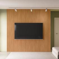 Painel Decorativo Ripado para Parede Mahalo 260x250 MDP Nature G77 - Gran Belo