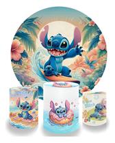 Painel Decorativo Tema Stitch Para Festas De Aniversario