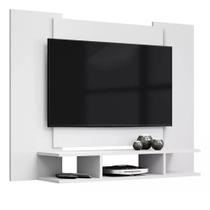 Painel Decorativo TV 48" Polegadas com Nicho Prateleira para Acessórios EJ Cores - EJ Painel Decorativo TV 48" Polegadas com Nicho Prateleira para Acessórios EJ Cores - EJ