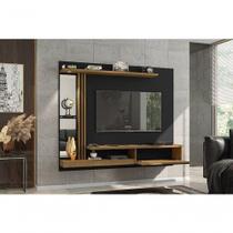Painel Denver para TV 50" 160CM MDP com Prateleira Cinamomo Bechara Móveis Painel Denver para TV 50" 160CM MDP com Prateleira Cinamomo Bechara Móveis