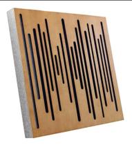 Painel Difusor Acústico com Espuma Wave MDF Cr - 01 Placa Painel Difusor Acústico com Espuma Wave MDF Cr - 01 Placa