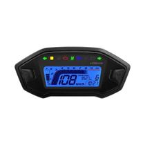 Painel Digital LCD De 7 Cores Para Motocicleta: Velocímetro E Tacômetro 10000RPM Para Motores De 2 a