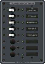 Painel Distribuição AC 8 Posições Blue Sea 8059