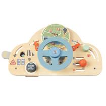 Painel do Motorista Mirim, da Tooky Toy - Brinquedo de Madeira, Simulador de direção de Carro - Cód. TA491A