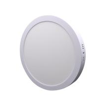 Painel Downlight 157x157x28mm Redondo Sobrepor Bivolt:127-220V 12W 6.000K 750 Lúmens Fria Durín